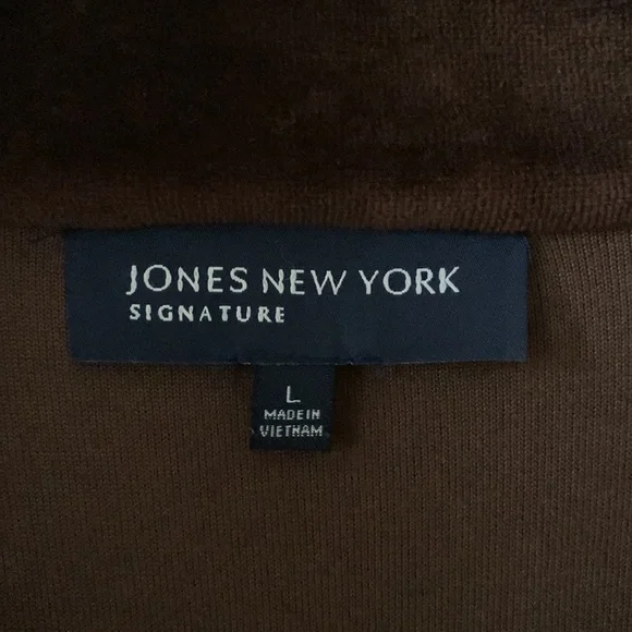 Jones New York cotton velvets blazer. - Picture 7 of 8